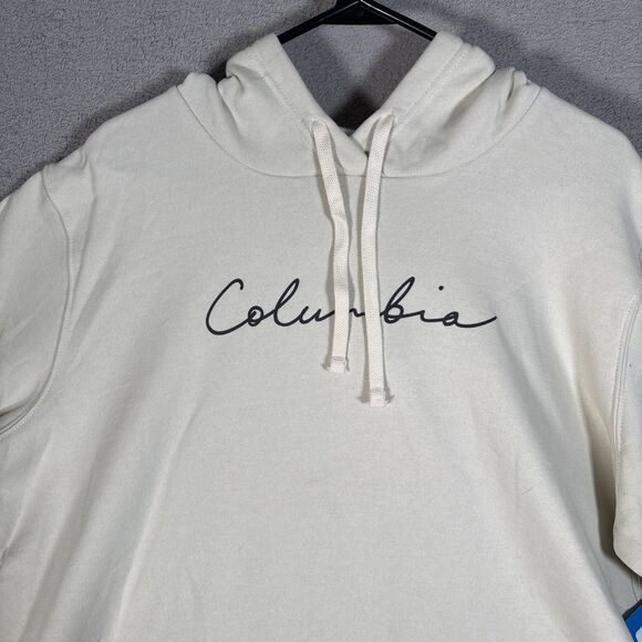 NWT Columbia Women’s Plus Size 2X Trek Graphic Hoodie MSRP $55 Cream Off White - Picture 3 of 12